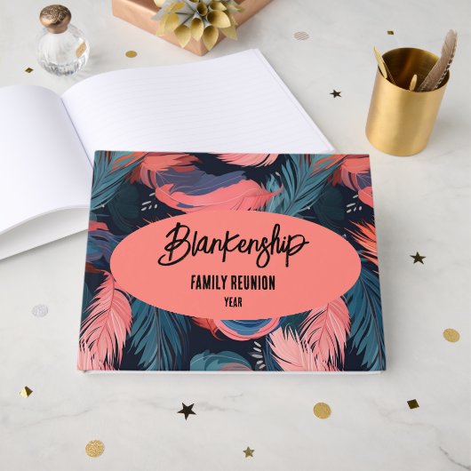 フラミンゴフェザーズファミリー懇親会パーティーエッセンシャルG ゲストブック (正面見開き)