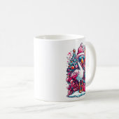 フラミンゴフェスティバルサンタハット&グラスクリステム コーヒーマグカップ (正面右)