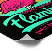 フラミンゴフーになれないなら自分でいてね ポスター (角)