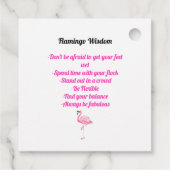 フラミンゴプライスラベル フェイバータグ (裏面)