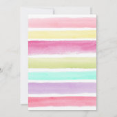 フラミンゴプールパーティの招待状トロピカルプールフロート 招待状 (裏面)