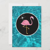 フラミンゴプールパーティーファミリー懇親会招待状 招待状 (裏面)