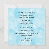 フラミンゴプールパーティー! セーブザデート (裏面)