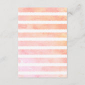 フラミンゴベイビーシャワーディーパーラッフル エンクロージャーカード (裏面)