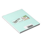 フラミンゴベビーキャンディバーラップ ノートパッド (アングル)