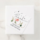 フラミンゴベビーシャワーサンキューラベル フェイバータグ (インサイチュ)