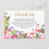 フラミンゴベビー熱帯夏の本 エンクロージャーカード (正面)