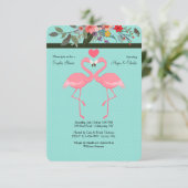 フラミンゴペア招待状 招待状 (スタンド正面)