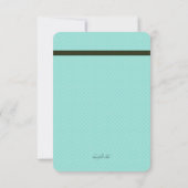 フラミンゴペア招待状 招待状 (裏面)