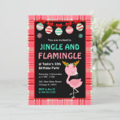 フラミンゴホリデーバースデーパーティー 招待状 (スタンド正面)