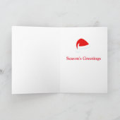 フラミンゴホリデーフォールディングカード シーズンカード (内部)