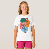 フラミンゴポップ Tシャツ (正面フル)