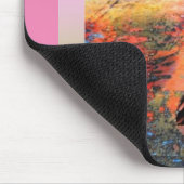 フラミンゴマウスパッドピンク マウスパッド (コーナー)