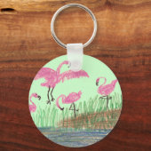 フラミンゴマッシュ キーホルダー (正面)