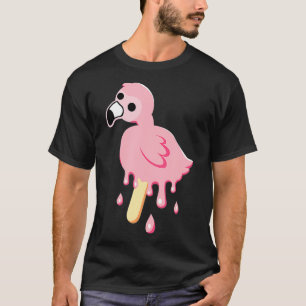 フラミンゴマーチマーフリンフラム鳥ポプシクル(2) Tシャツ