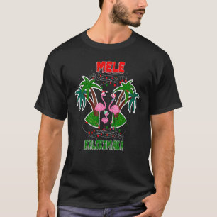 フラミンゴメレカリキマカハワイアントロピカルクリスティム Tシャツ