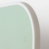 フラミンゴモノグラムパーソナライズされた ピックルボールラケット (左詳細)