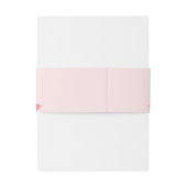 フラミンゴモノグラム結婚ズ 招待状ベリーバンド (裏面例)