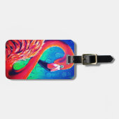 フラミンゴラゲッジタグ ラゲッジタグ (正面横)