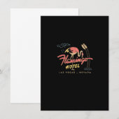 フラミンゴラスベガスホテルカジノレトロヴィンテージプレム 招待状 (正面/裏面)