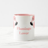フラミンゴラバーマググ ツートーンマグカップ (中央)