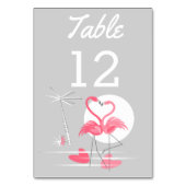 フラミンゴラブテーブルカード テーブルナンバー (裏面)