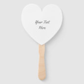 フラミンゴラブラージムーン文字ハンドファンハート ハンドファン (裏面)