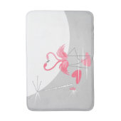 フラミンゴラブ大月風呂マット バスマット (正面縦)