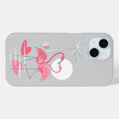 フラミンゴラブiPhoneケース Case-Mate iPhoneケース (裏面 (横))