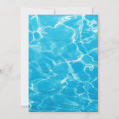 フラミンゴルアウ（ハワイ式宴会）誕生日パーティーの招待 招待状 (裏面)