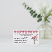 フラミンゴロイヤリティリワードビジネスパンチカードバード ロイヤリティカード (スタンド正面)