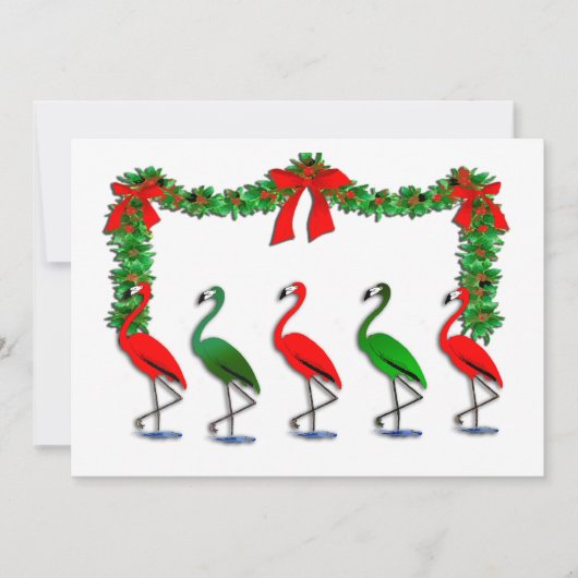 フラミンゴロケット踊り招待状 招待状 (正面)