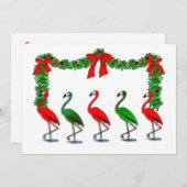 フラミンゴロケット踊り招待状 招待状 (正面/裏面)