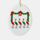 フラミンゴロッケット踊りショー セラミックオーナメント (右)