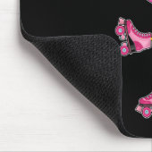 フラミンゴローラースケートおもしろいス – フラミンゴ転が恋人 マウスパッド (コーナー)