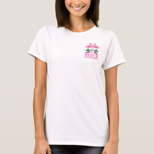 フラミンゴ信仰ホープ愛の乳がん認識度 Tシャツ