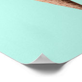 フラミンゴ円錐 ポスター (角)