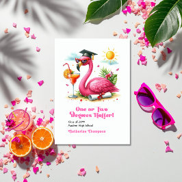 フラミンゴ卒業1度または2度 案内状