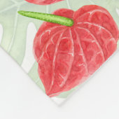 フラミンゴ園 フリースブランケット (角)