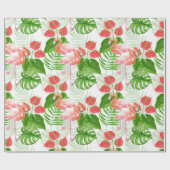 フラミンゴ園 ラッピングペーパー (フラット)