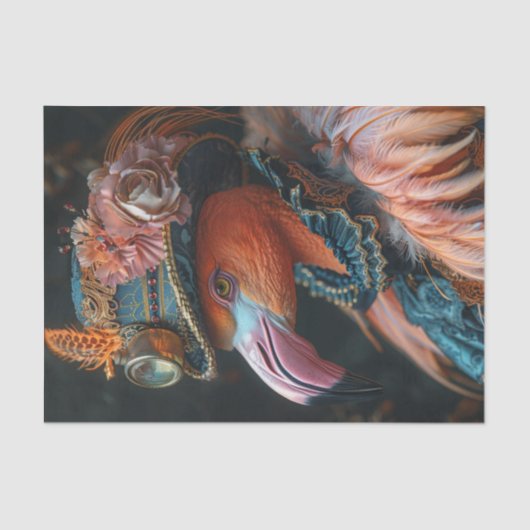 フラミンゴ夫人 薄葉紙 (正面)