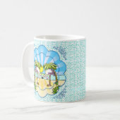 フラミンゴ好きマグカップ コーヒーマグカップ (正面左)