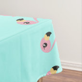 フラミンゴ子供の誕生日熱帯 テーブルクロス (インサイチュ)