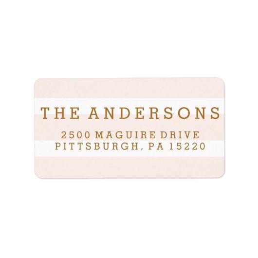 フラミンゴ差出人住所ラベル ラベル (正面)