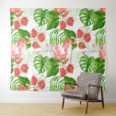 フラミンゴ庭園 タペストリー (インサイチュ(横))