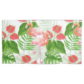 フラミンゴ庭園 枕カバー (正面左)