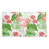 フラミンゴ庭園 枕カバー (裏面-左)