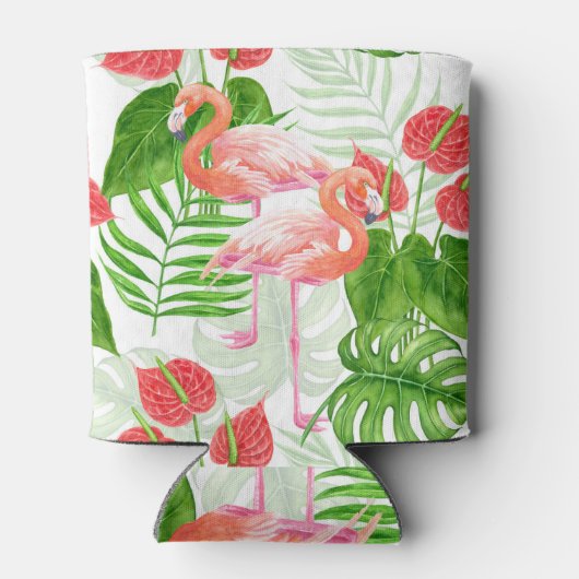 フラミンゴ庭園 缶クーラー (裏面)