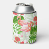 フラミンゴ庭園 缶クーラー (缶裏面)