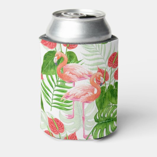 フラミンゴ庭園 缶クーラー (缶裏面)
